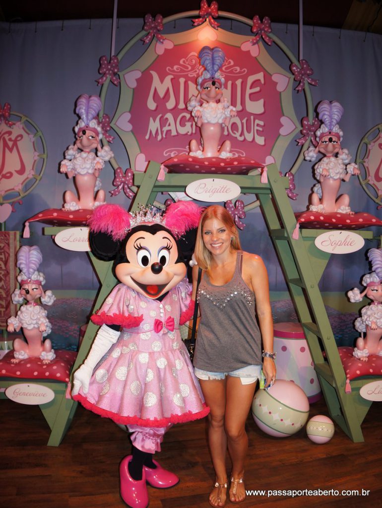 E com a Minnie!