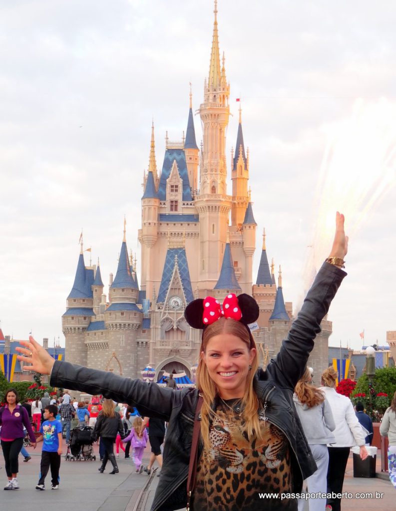 Sendo feliz no Magic Kingdom!