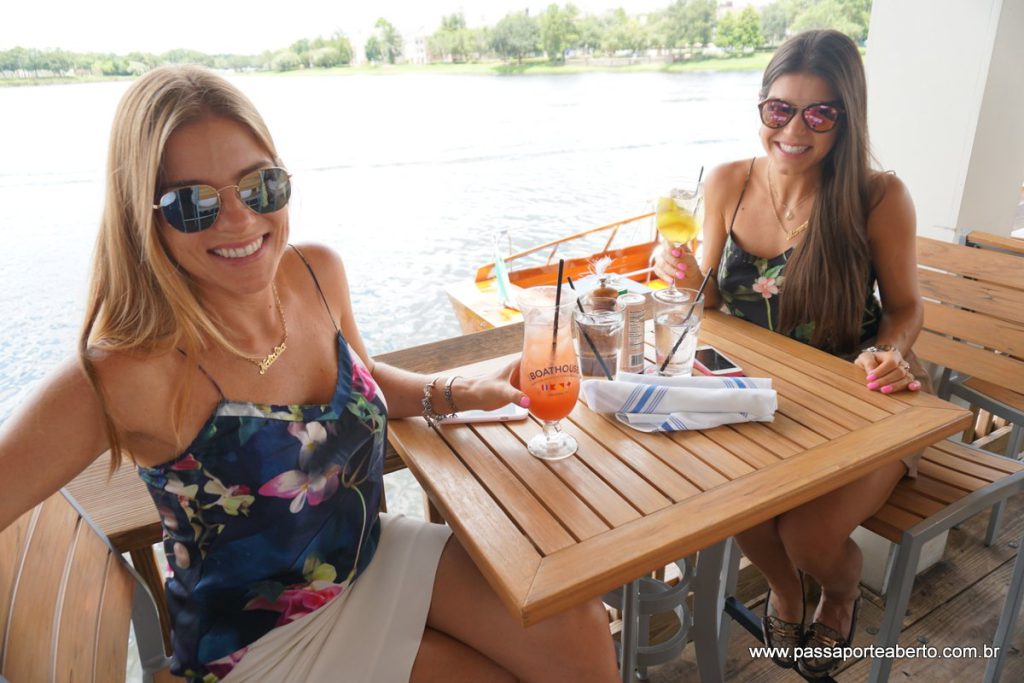 E para almoçar! O The Boathouse é uma maravilhosa opção de restaurante por ali! Foto de 2017!