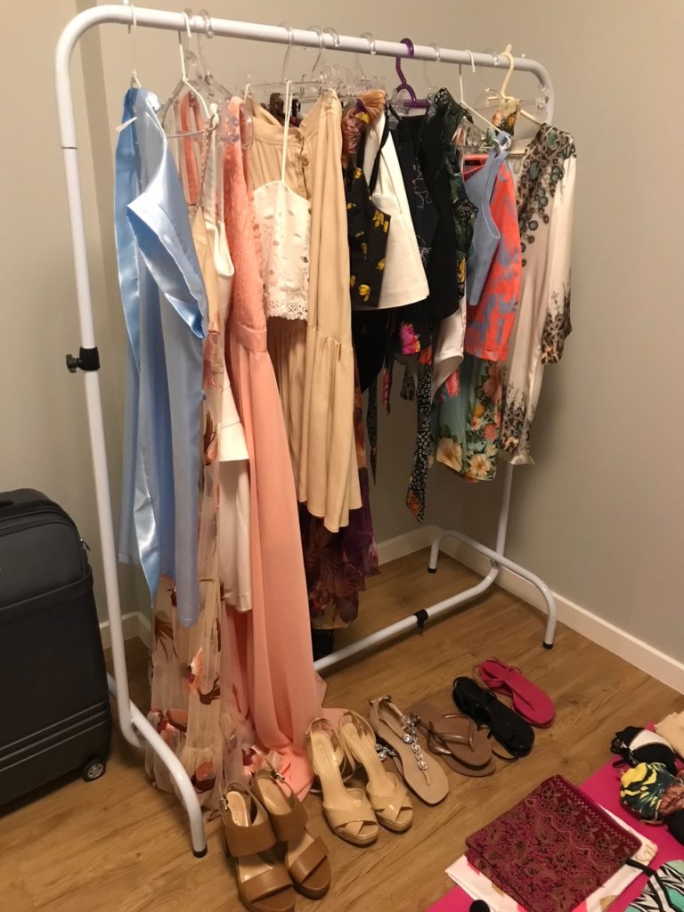 Esta foi a mala dos looks para Cancún que embarco hoje!