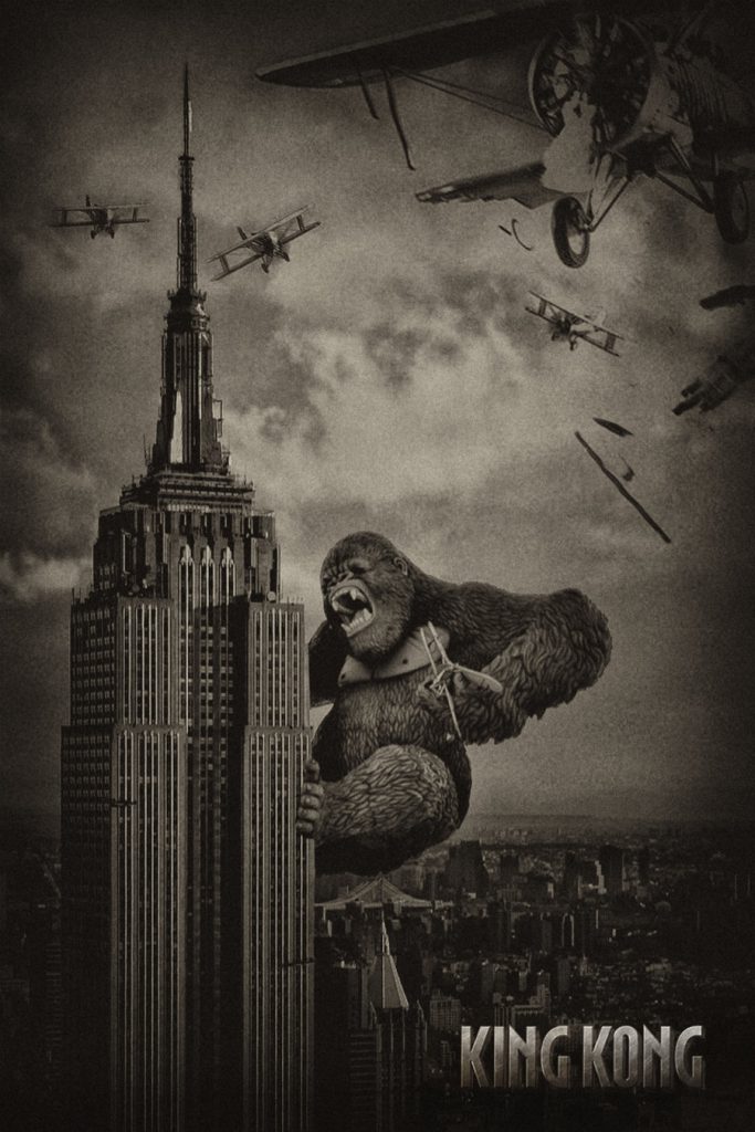 Cena do filme King Kong!