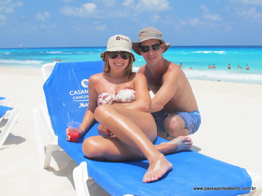 O Marriott fica numa faixa de areia bem linda de Cancún, praticamente no meio da Zona Hoteleira!