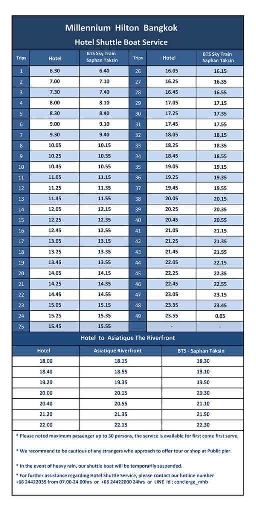 New Schedule Hotel Shuttle Boat 2017 (1)
