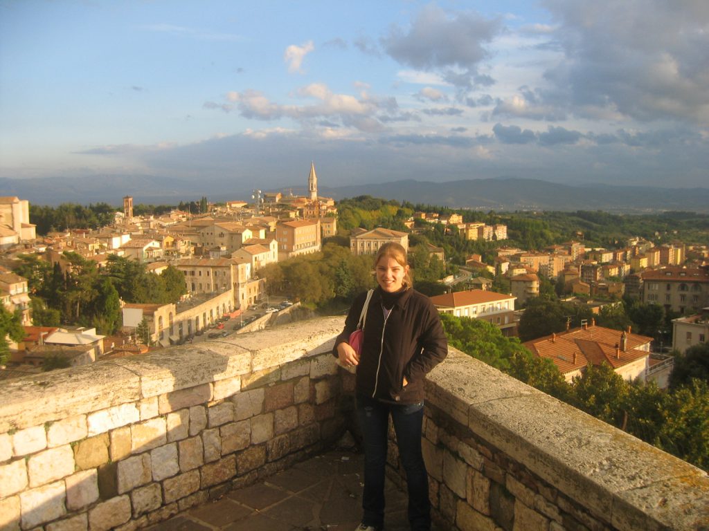Foto da vista de Perugia em 2005!