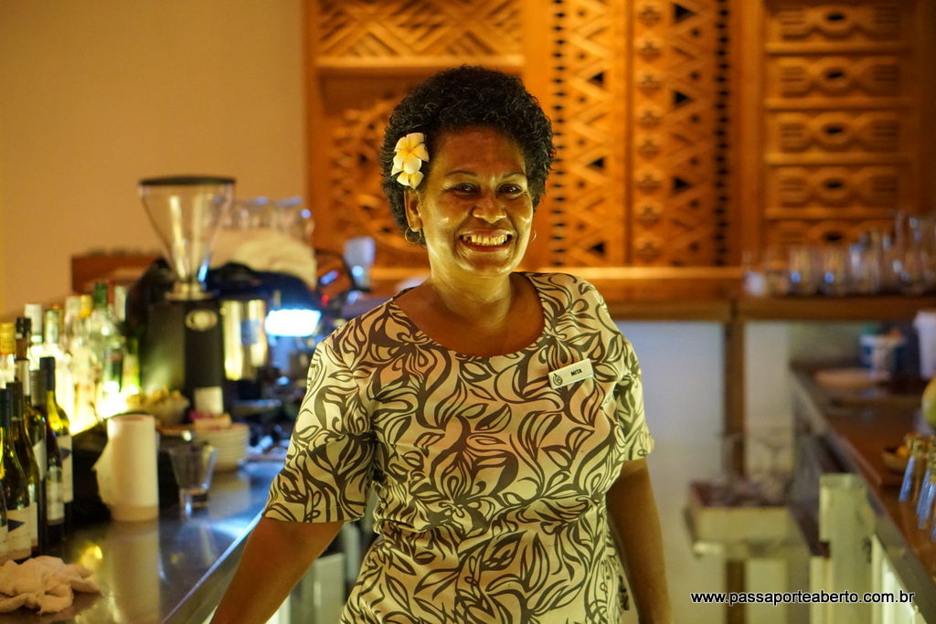 As pessoas de Fiji são a parte mais especial! Sempre assim, com um sorriso no rosto!