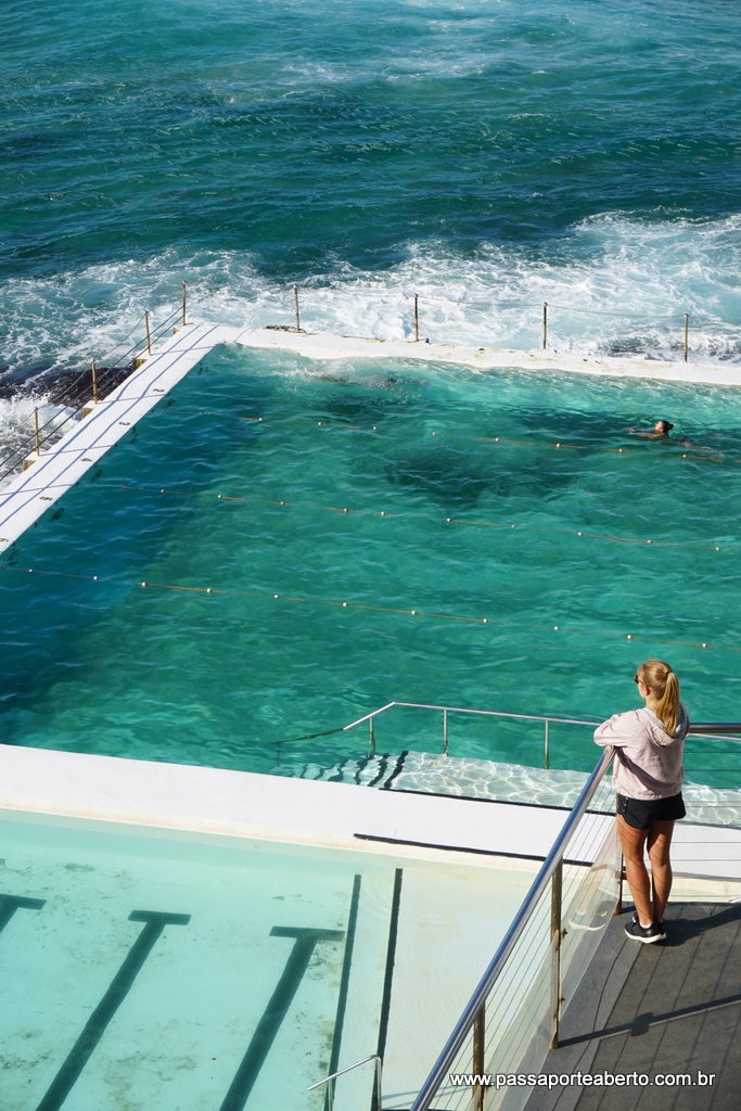 A piscina mais famosa da Austrália me pedia pra entrar...