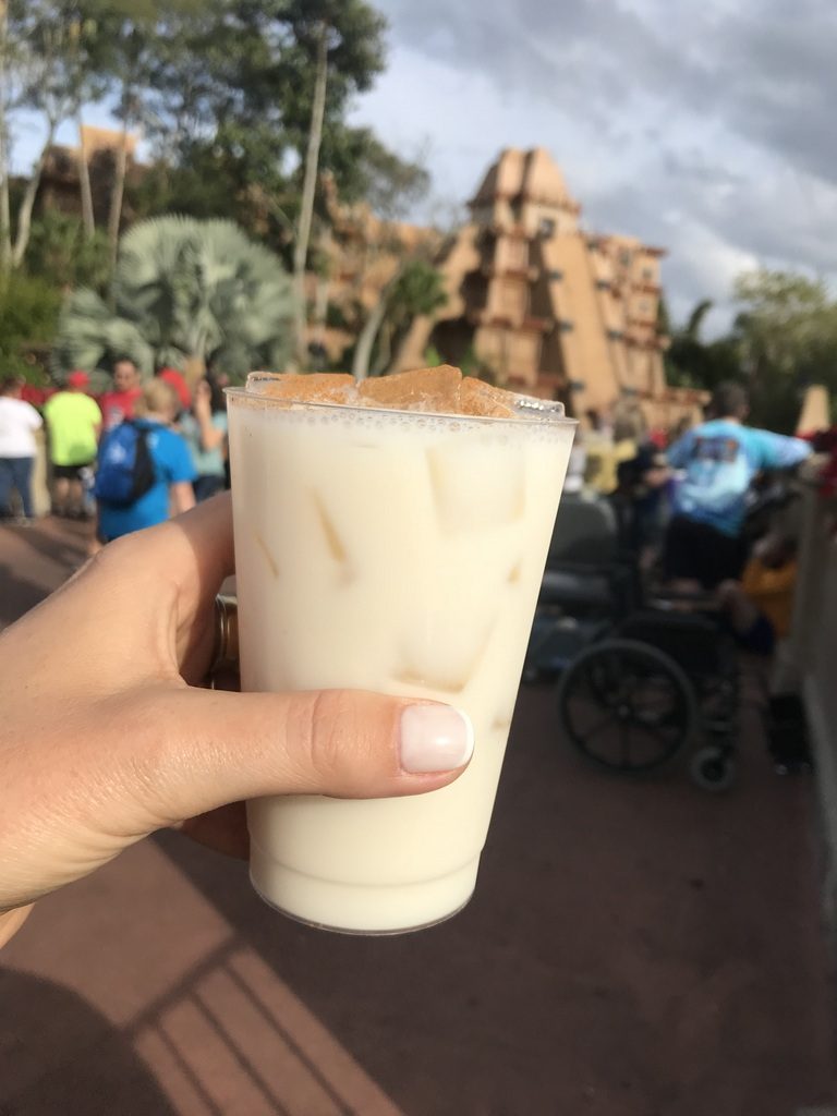 Eu, como adoradora de margaritas, comecei com uma margarita de Natal!