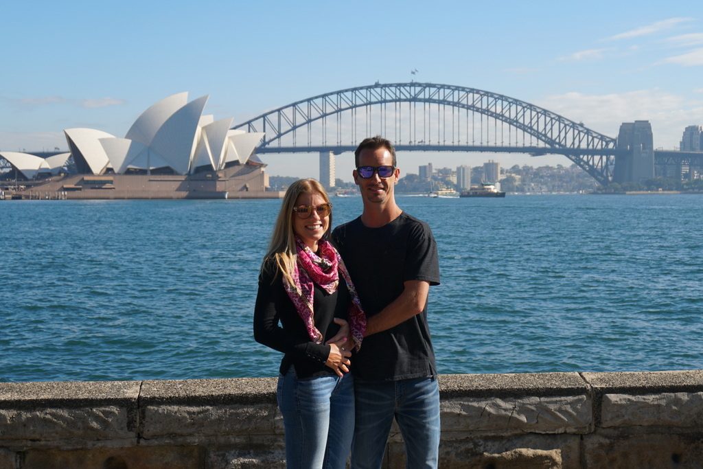 Em Sydney, no último dia de viagem, grávida de 5 semanas, um dia depois de ter descoberto! 