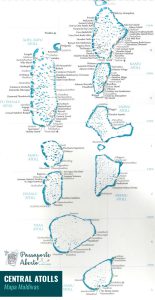 Mapa dos Atóis Centrais nas Maldivas (clique para ampliar)