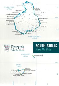 Mapa dos Atóis do Sul nas Maldivas (clique para ampliar)